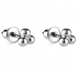 Серебряные серьги 277007: жемчуг, серебро 925°