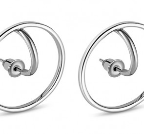 Серебряные серьги 277008: жемчуг, серебро 925°