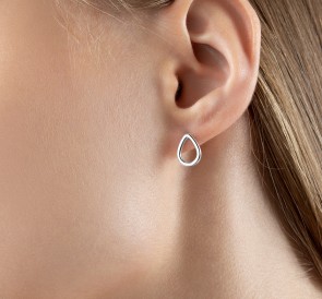 Серебряные серьги 277010: жемчуг, серебро 925°