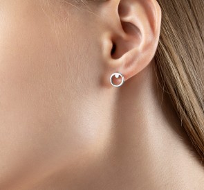 Серебряные серьги 277016: жемчуг, серебро 925°