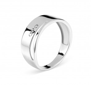 Серебряное кольцо 177015: жемчуг, серебро 925°