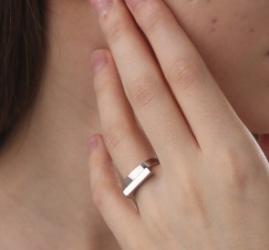 Серебряное кольцо 177018: жемчуг, серебро 925°